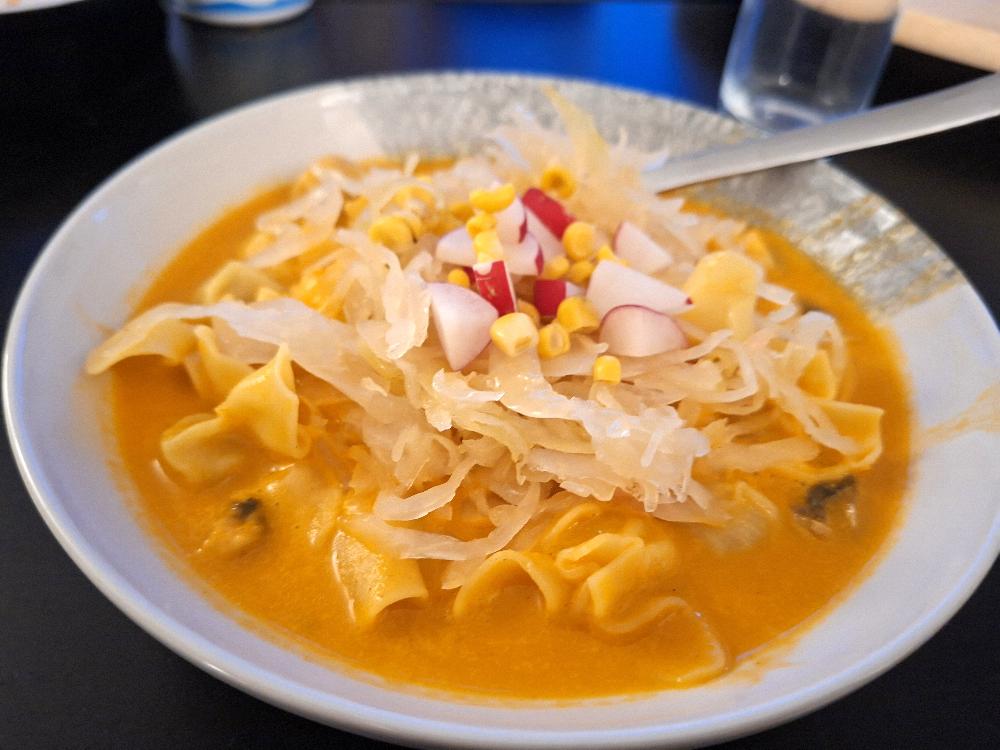 Tortellini and tomato soup