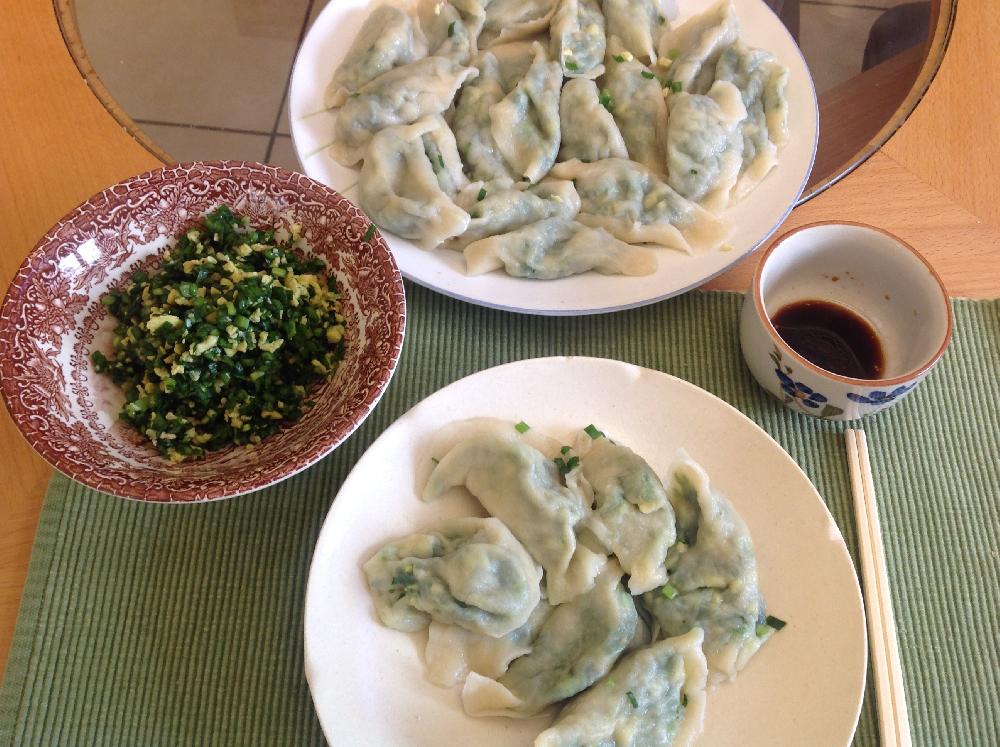 Vegetarian Jiaozi - Chinese dumplings