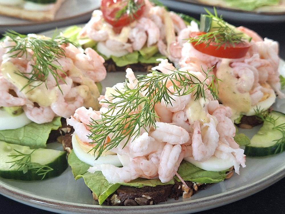 Homemade Swedish Shrimp Sandwiches