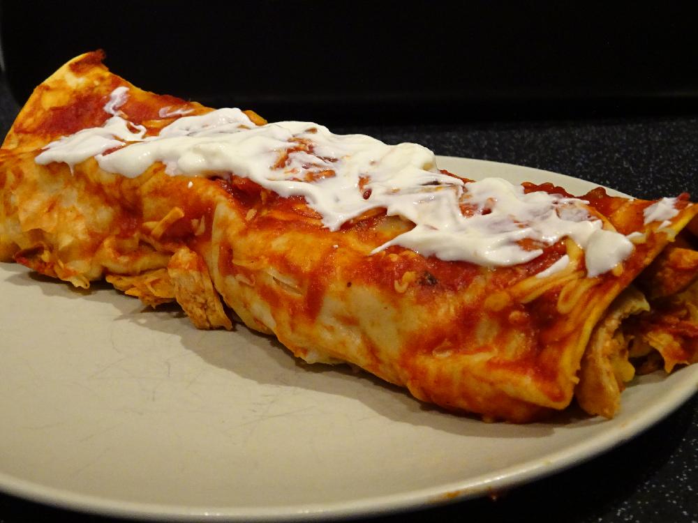 Chicken enchiladas