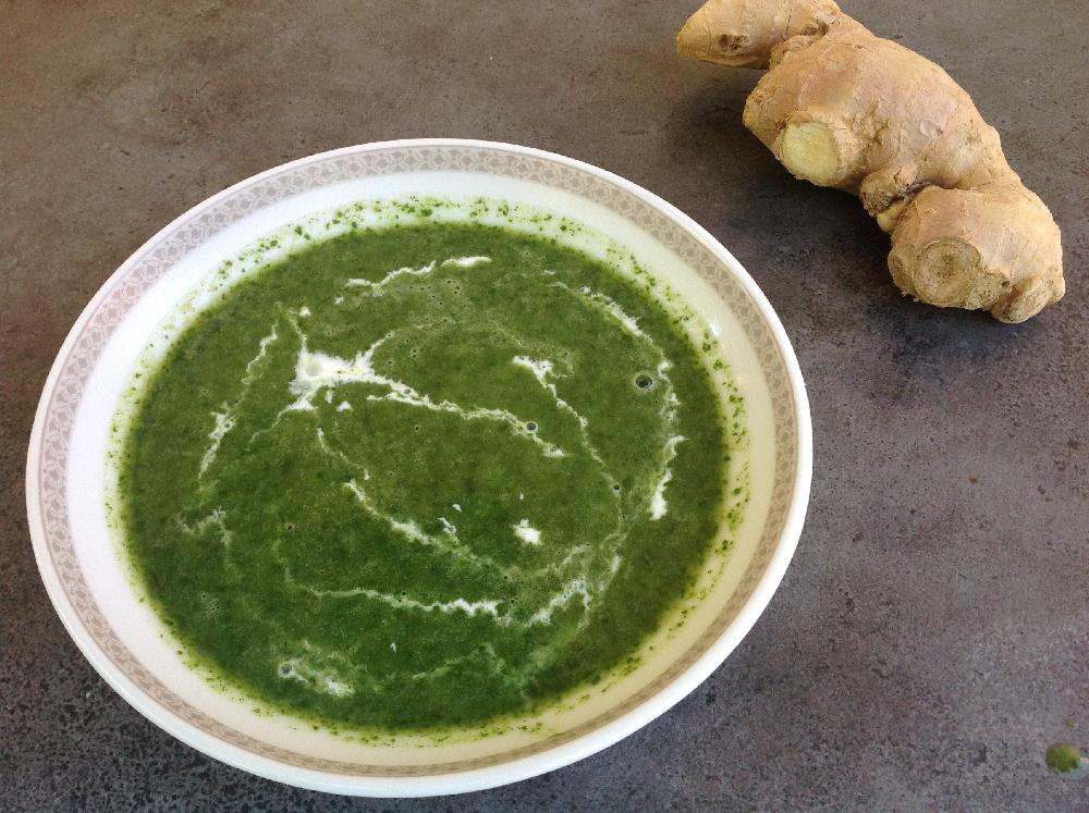 Spinach soup