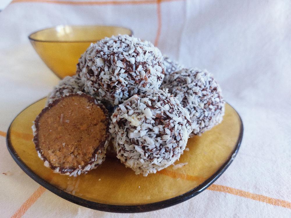 Saffron and Chocolate balls