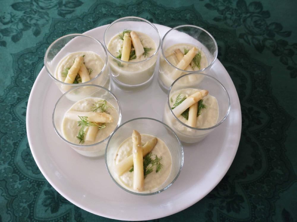 Asparagus mousse