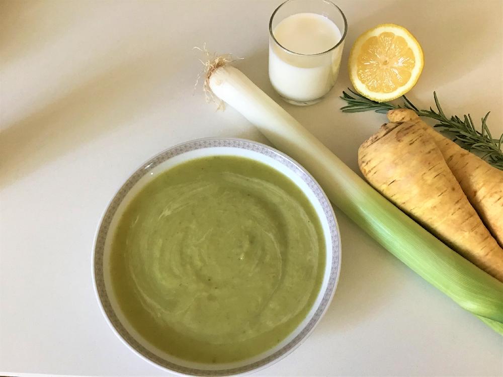 Creamy Parsnip and Lemon soup picture