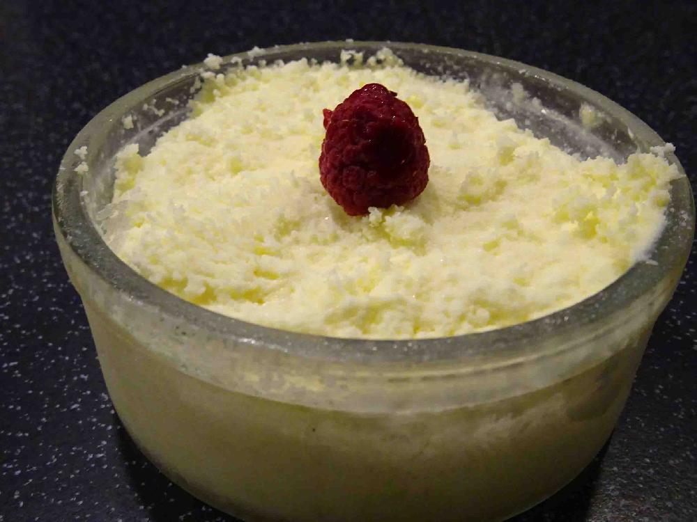 White chocolate mousse