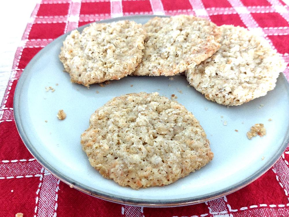 Coconut and Oatmeal Cookies