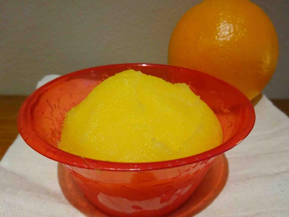 Orange sorbet