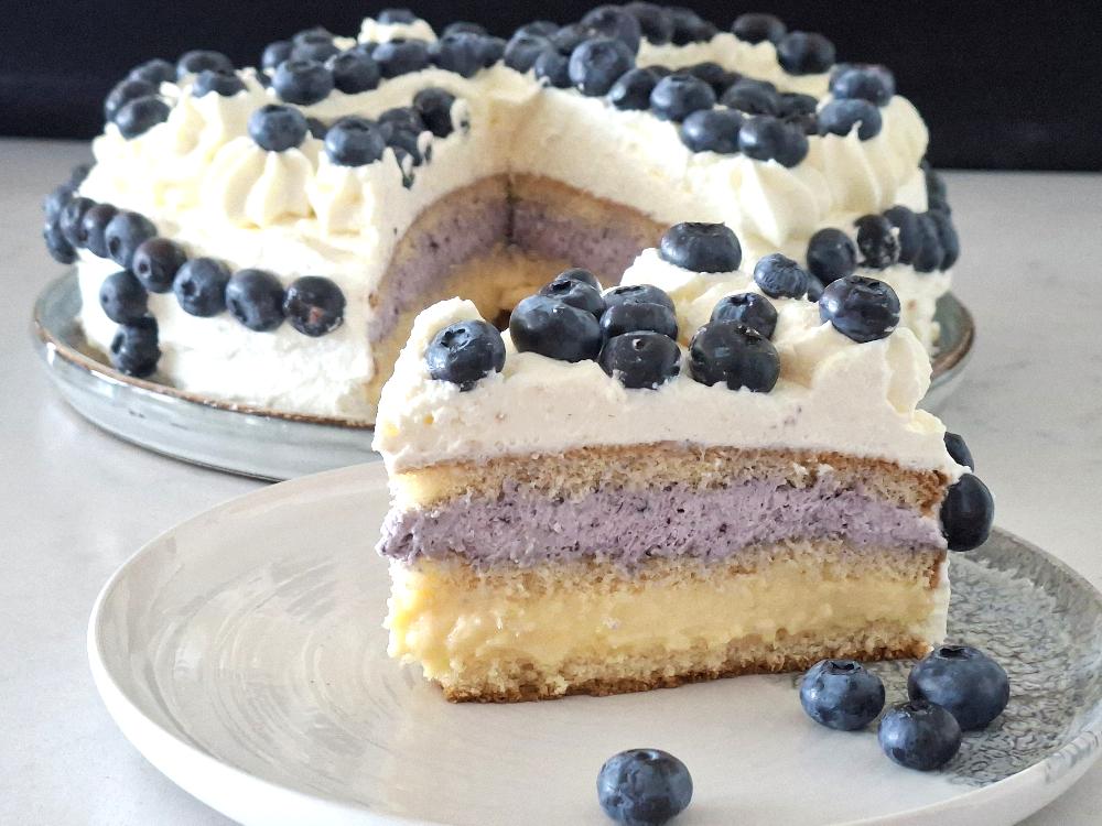 Swedish Blueberry Cake
