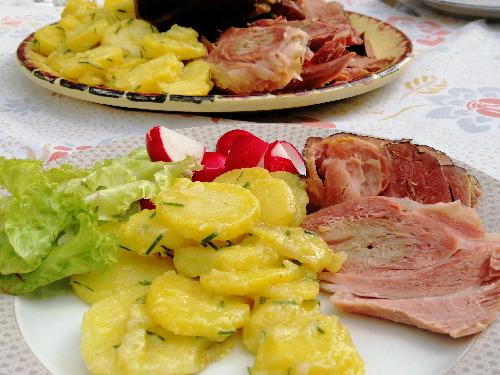 Bavarian potato salad picture