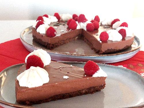 No bake Nutella Mousse Cake picture