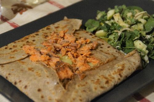 Salmon and Potato Crepe picture