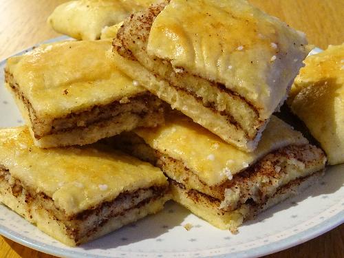 Swedish Cinnamon buns squares picture