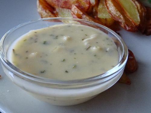 Cold  Camembert cheese sauce