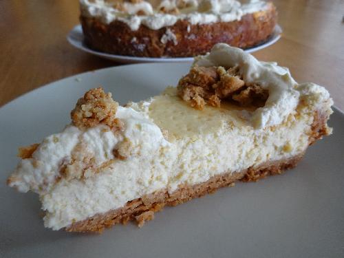 Amaretto cheesecake picture