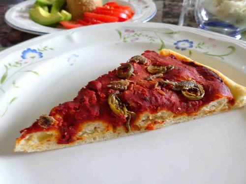 Pizza with anchovies