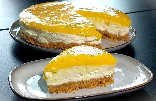 No bake Lemon cheesecake picture
