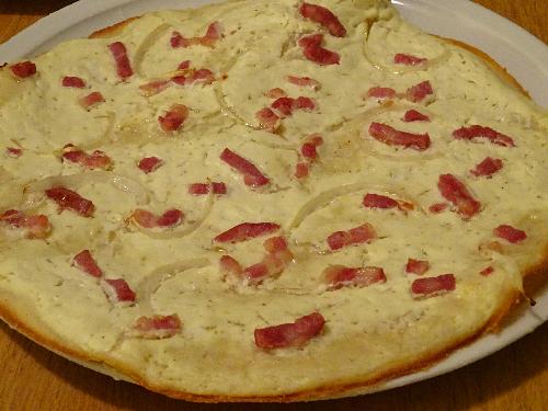 Gluten free Tarte flambée