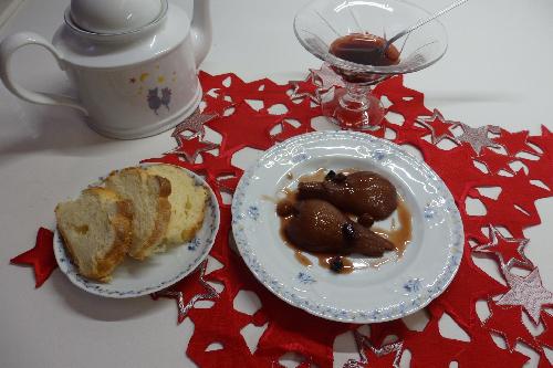 Pear in wine