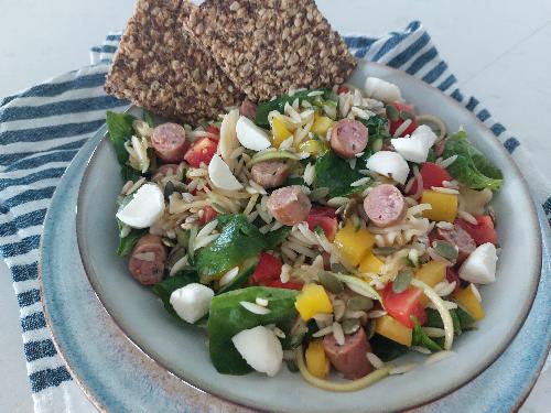 Orzo and Sausage Salad picture