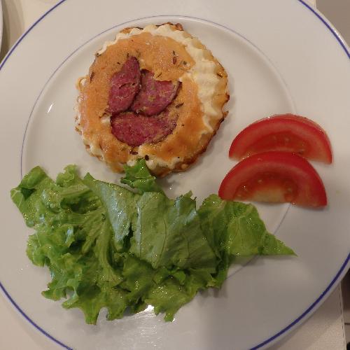 Melon pie with pork picture