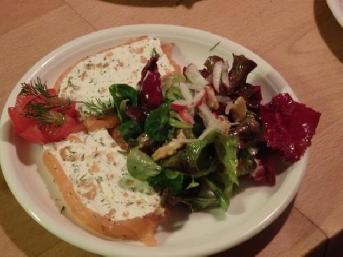 Salmon terrine with cream cheese