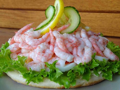 Swedish shrimp sandwich (Räkmacka) picture