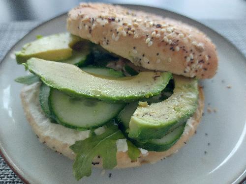 Healthy bagel picture