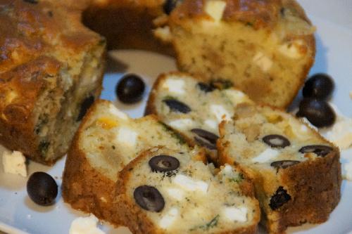 Vegetarian Mediterranean Cake Salé