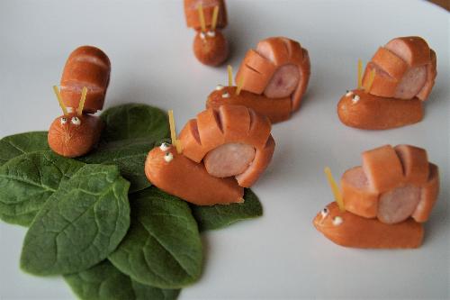 Snail sausages picture