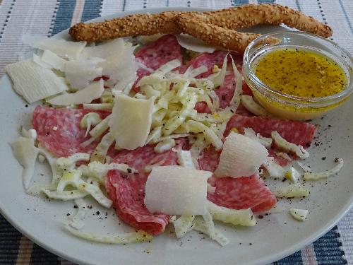 Fennel salami Carpaccio